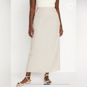 NWT Old Navy Linen maxi skirt